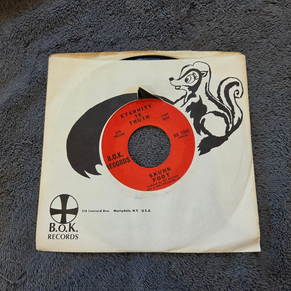SKUNK FOOT ETERNITY IS TRUTH  B.O.K. BK 1000 RECORDS GARAGE MEXICO CITY