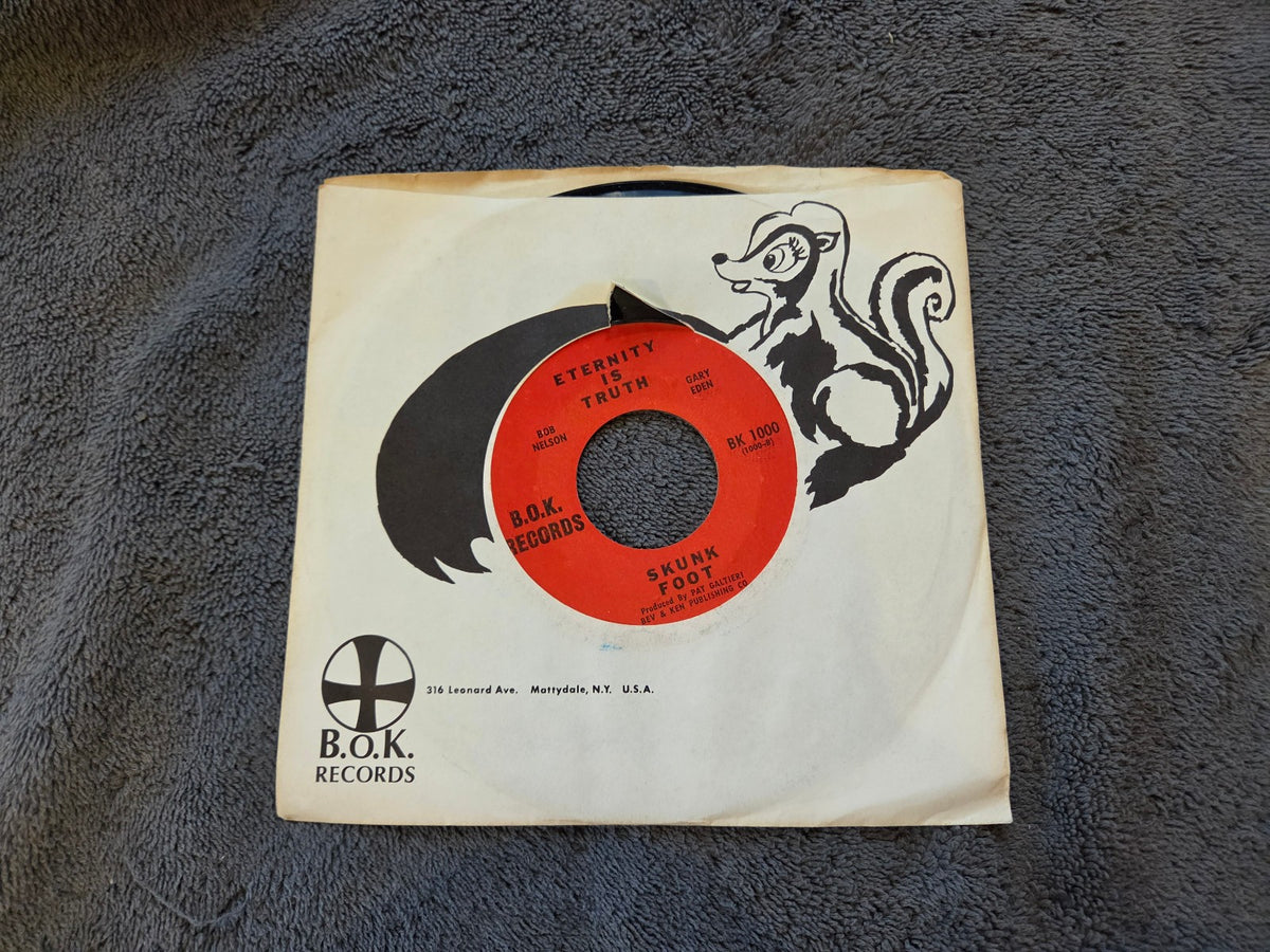 SKUNK FOOT ETERNITY IS TRUTH  B.O.K. BK 1000 RECORDS GARAGE MEXICO CITY