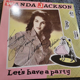 WANDA JACKSON LETS HAVE A PARTY AUTOGRAPHED IMPORT ROCKABILLY