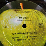JOHN LENNON YOKO ONO TWO VIRGINS