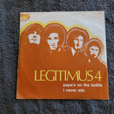 LEGITIMUS 4 PAPAS ON THE BOTTLE / I NEVER WIN IMPORT BELGIUM SUGAR PLUM