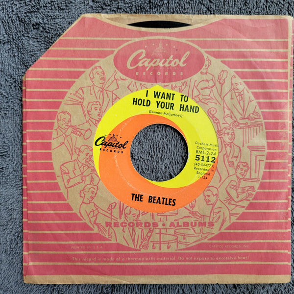 BEATLES I WANT TO HOLD YOUR HAND I SAW HER STANDING THERE