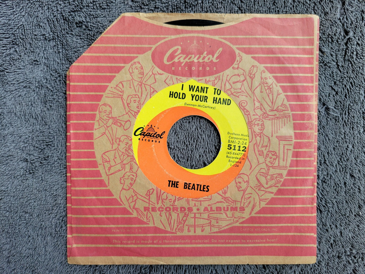 BEATLES I WANT TO HOLD YOUR HAND I SAW HER STANDING THERE