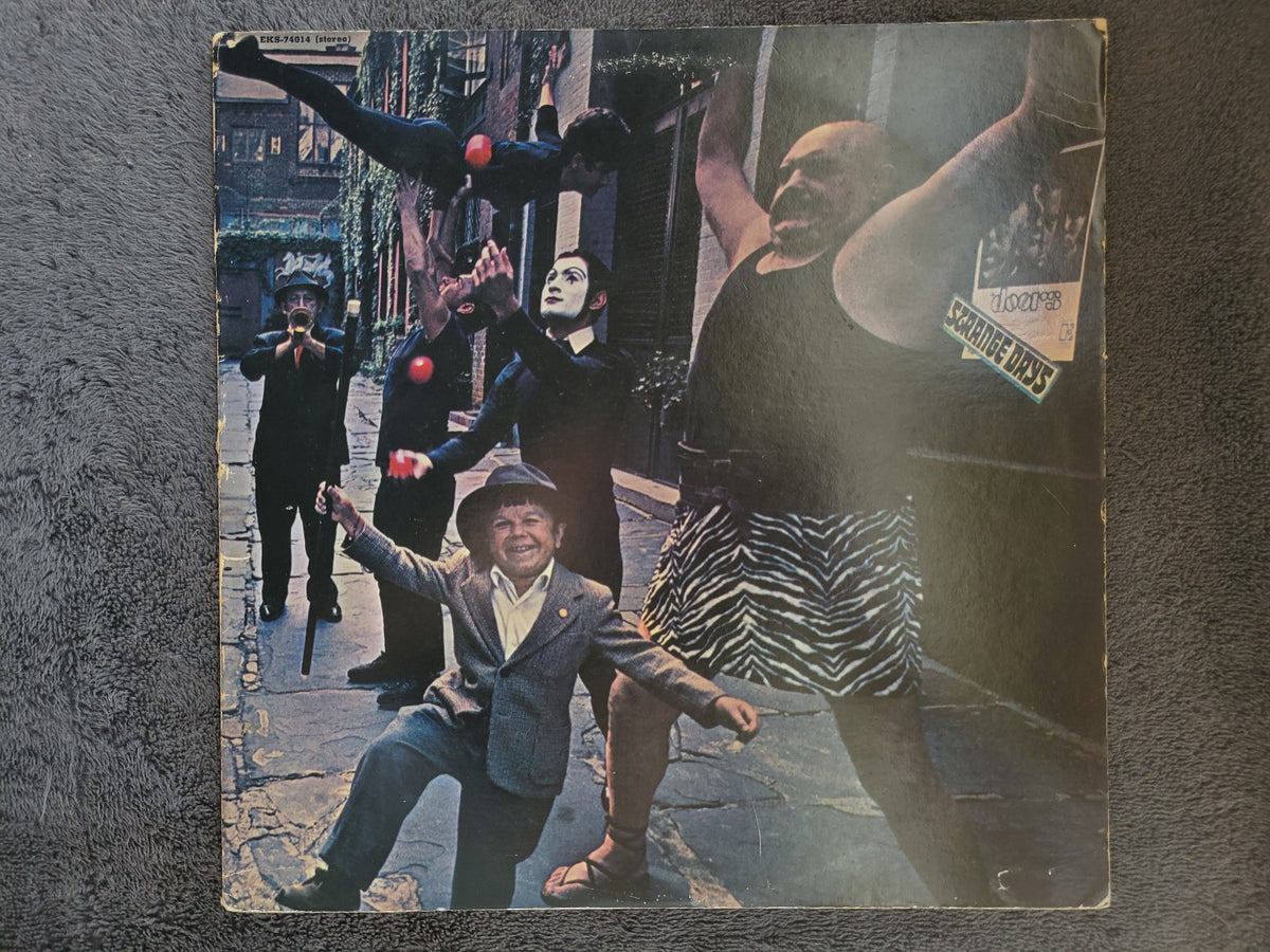 DOORS STRANGE DAYS ELEKTRA BUTTERFLY LABEL