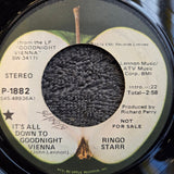 RINGO STARR ITS ALL DOWN TO GOODNIGHT VIENNA MONO PROMO JOHN LENNON APPLE 1882