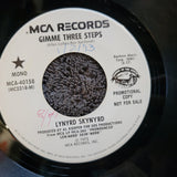 LYNYRD SKYNYRD GIMME THREE STEPS WHITE LABEL PROMO MONO WLP MCA-40158