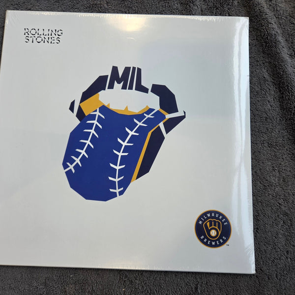 ROLLING STONES HACKNEY DIAMONDS WHITE VINYL MILWAUKEE BREWERS NEW SEALED LIMITED