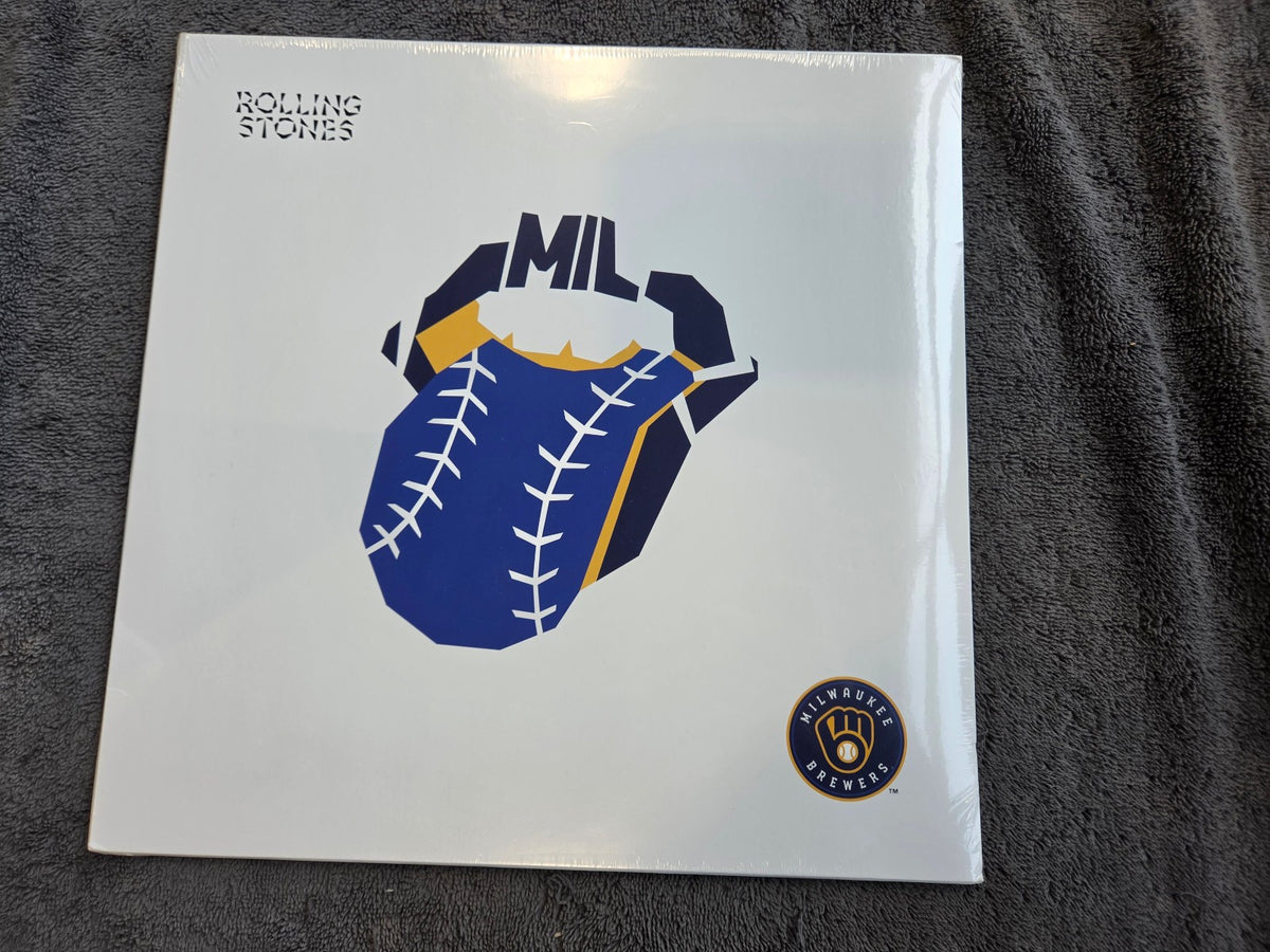 ROLLING STONES HACKNEY DIAMONDS WHITE VINYL MILWAUKEE BREWERS NEW SEALED LIMITED
