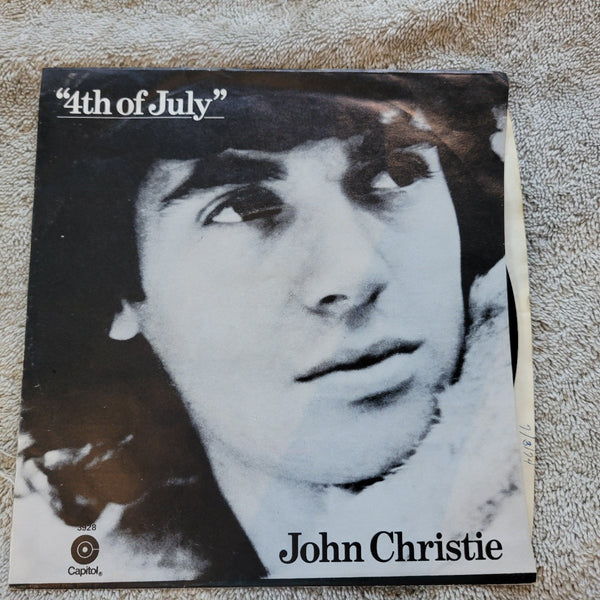 JOHN CHRISTIE 4TH OF JULY PICTURE SLEEVE PAUL MCCARTNEY WHITE LABEL PROMO P-3928