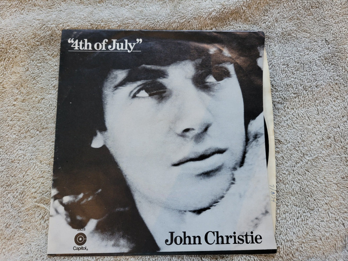 JOHN CHRISTIE 4TH OF JULY PICTURE SLEEVE PAUL MCCARTNEY WHITE LABEL PROMO P-3928