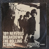ROLLING STONES 19TH NERVOUS BREAKDOWN PICTURE SLEEVE SAD DAY LONDON 45 LON 9823
