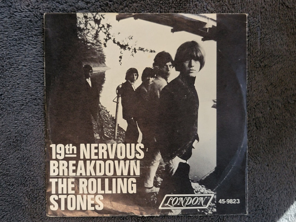 ROLLING STONES 19TH NERVOUS BREAKDOWN PICTURE SLEEVE SAD DAY LONDON 45 LON 9823