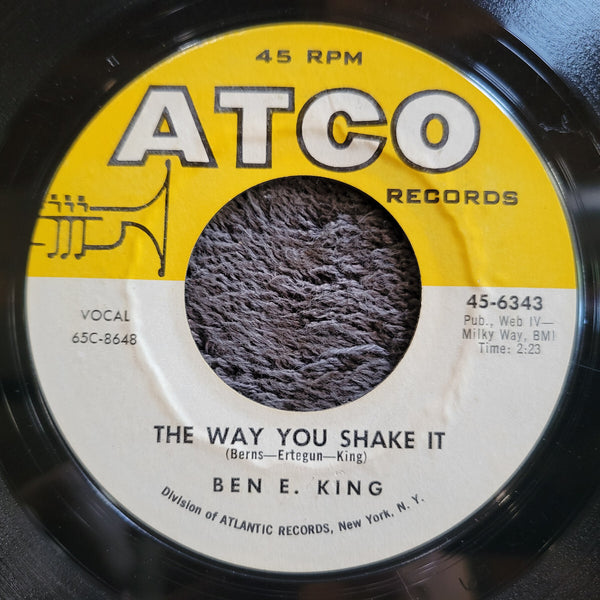 BEN E KING THE WAY YOU SHAKE IT THE RECORD  ATCO