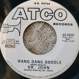 DR. JOHN WANG DANG DOODLE WHITE LABEL PROMO MONO WLP ATCO 45-6898