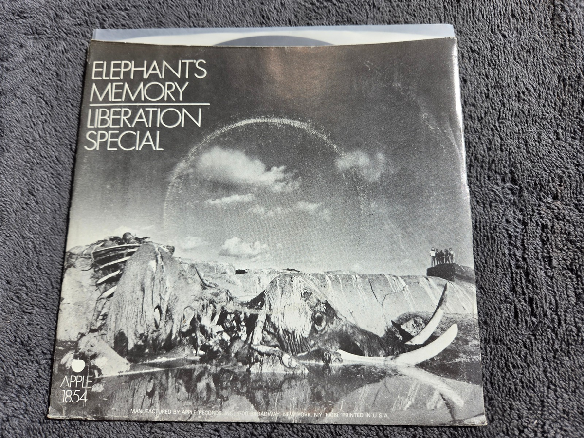 ELEPHANTS MEMORY LIBERATION SPECIAL APPLE 1854 PICTURE SLEEVE JOHN LENNON MONO