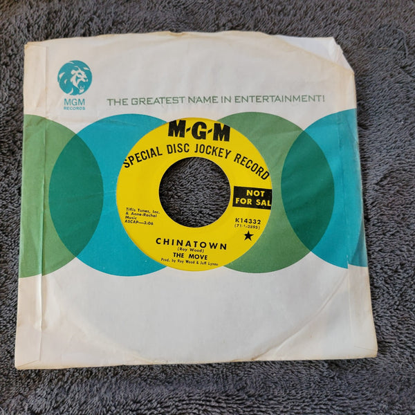 MOVE CHINATOWN DOWN ON THE BAY PROMO MGM K14332 ELO ELECTRIC LIGHT ORCHESTRA