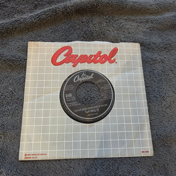 PAUL MCCARTNEY WINGS VENUS AND MARS ROCK SHOW PROMO MONO CAPITOL PRO-8261 P-4175