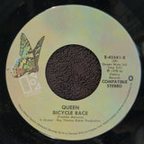 QUEEN FAT BOTTOMED GIRLS BICYCLE RACE BUTTERFLY LABEL PICTURE SLEEVE E-45541