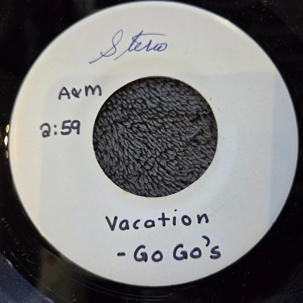 GO GOS VACATION WHITE LABEL PROMO TEST PRESSING MONO/STEREO