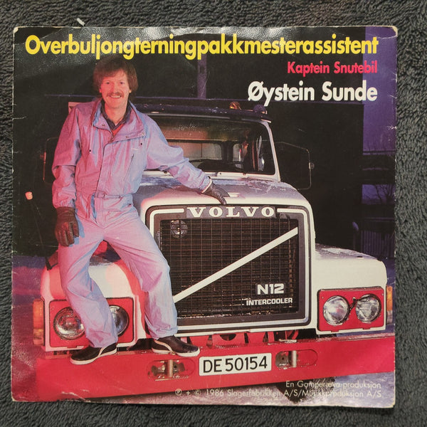 OYSTEIN SUNDE KAPTEIN SNUTEBIL NORWAY IMPORT PS PICTURE SLEEVE
