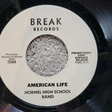 HORMEL HIGH SCHOOL BAND STAR SPANGLED BANNER INSERTS PICTURE SLEEVE BREAK 70484