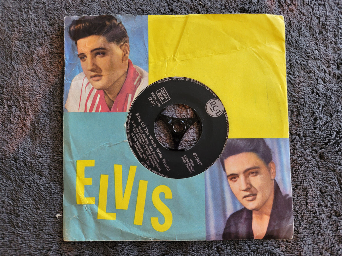 ELVIS PRESLEY KING OF THE WHOLE WIDE WORLD IMPORT GERMANY HOME IS WHERE HEART IS