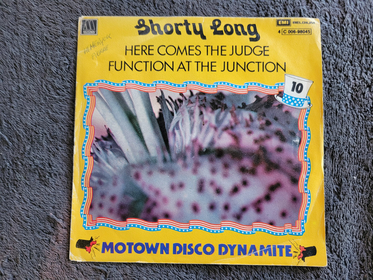 SHORTY LONG HERE COMES THE JUDGE IMPORT MOTOWN PS PICTURE SLEEVE