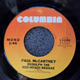 PAUL MCCARTNEY WONDERFUL CHRISTMASTIME PICTURE SLEEVE MONO COLUMBIA 1-11162