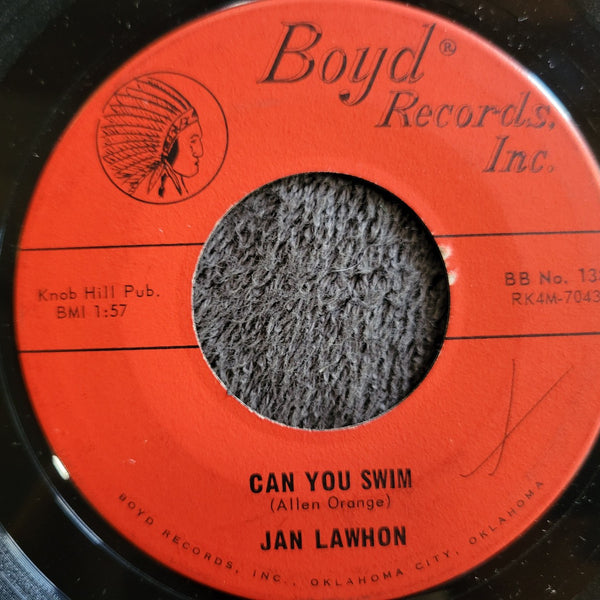 JAN LAWHON CAN YOU SWIM / IM GONNA LOVE YOU BOYD RECORDS