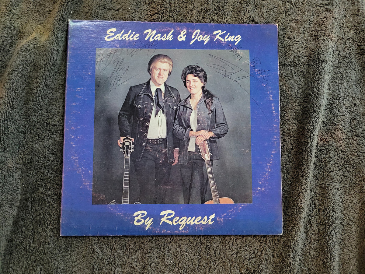 EDDIE NASH & JOY KING BY REUQEST AUTOGRAPHED PRIVATE PRESS