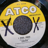 CREAM I FEEL FREE N.S.U. ERIC CLAPTON JACK BRUCE GINGER BAKER ATCO 45-6462