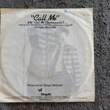 BLONDIE CALL ME IMPORT NETHERLANDS GIORGIO MORODER PS PICTURE SLEEVE