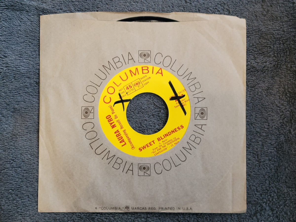LAURA NYRO STONED SOUL PICNIC SWEET BLINDNESS PROMO COLUMBIA JZSP 139152