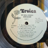 DON BLOOM MY SOUL IS MUSIC ERIOCA JAMAICAN IMPORT BLOOMS JAMAICA
