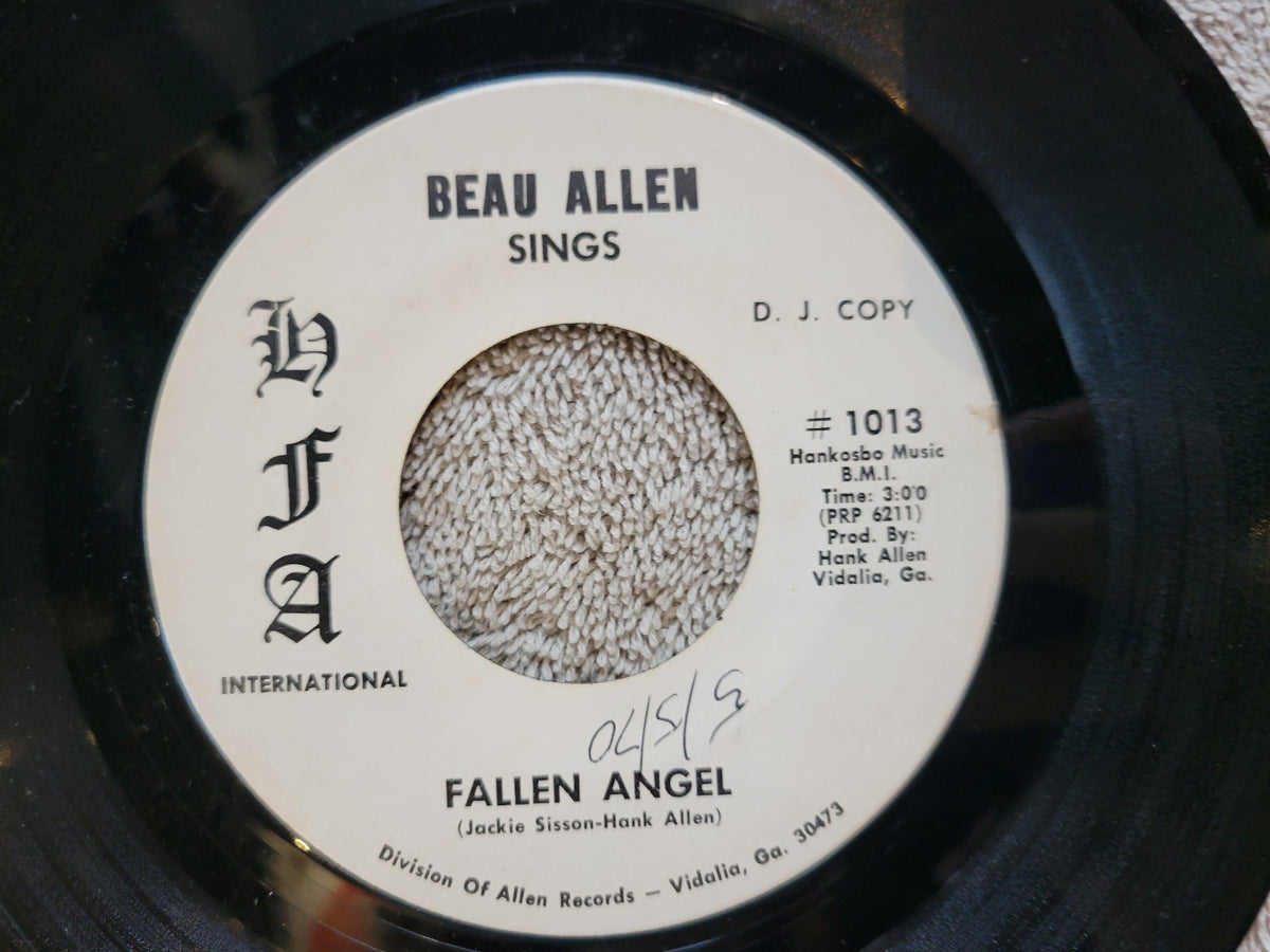 BEAU ALLEN SINGS FALLEN ANGEL GEORGIA GROUND WHITE LABEL PROMO DJ COPY HFA 1016