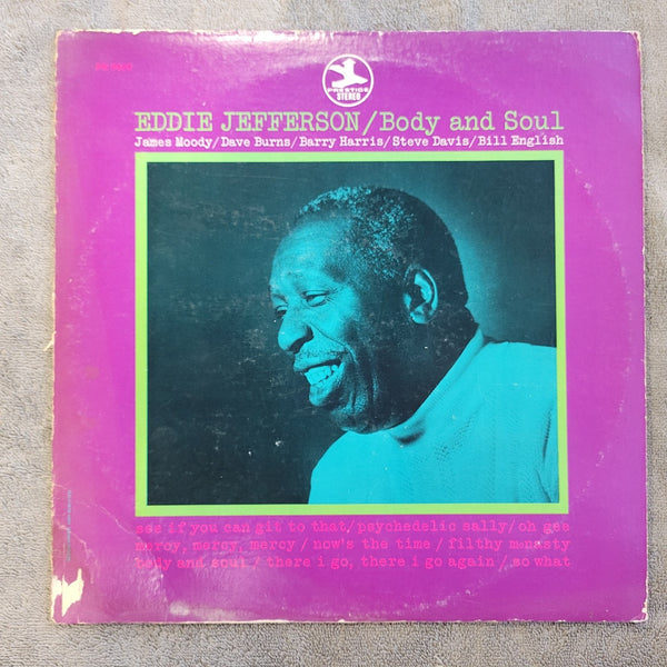 EDDIE JEFFERSON BODY AND SOUL FIRST PRESSING JAMES MOODY DAVE BURNS BARRY HARRIS