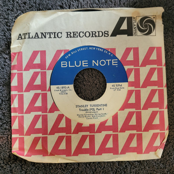 STANLEY TURRENTINE TROUBLE #2 PART 1  PART 2  BLUE NOTE