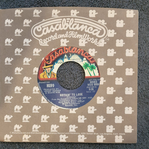 KISS NOTHIN' TO LOSE MONO PROMO NEB 0004 CASABLANCA