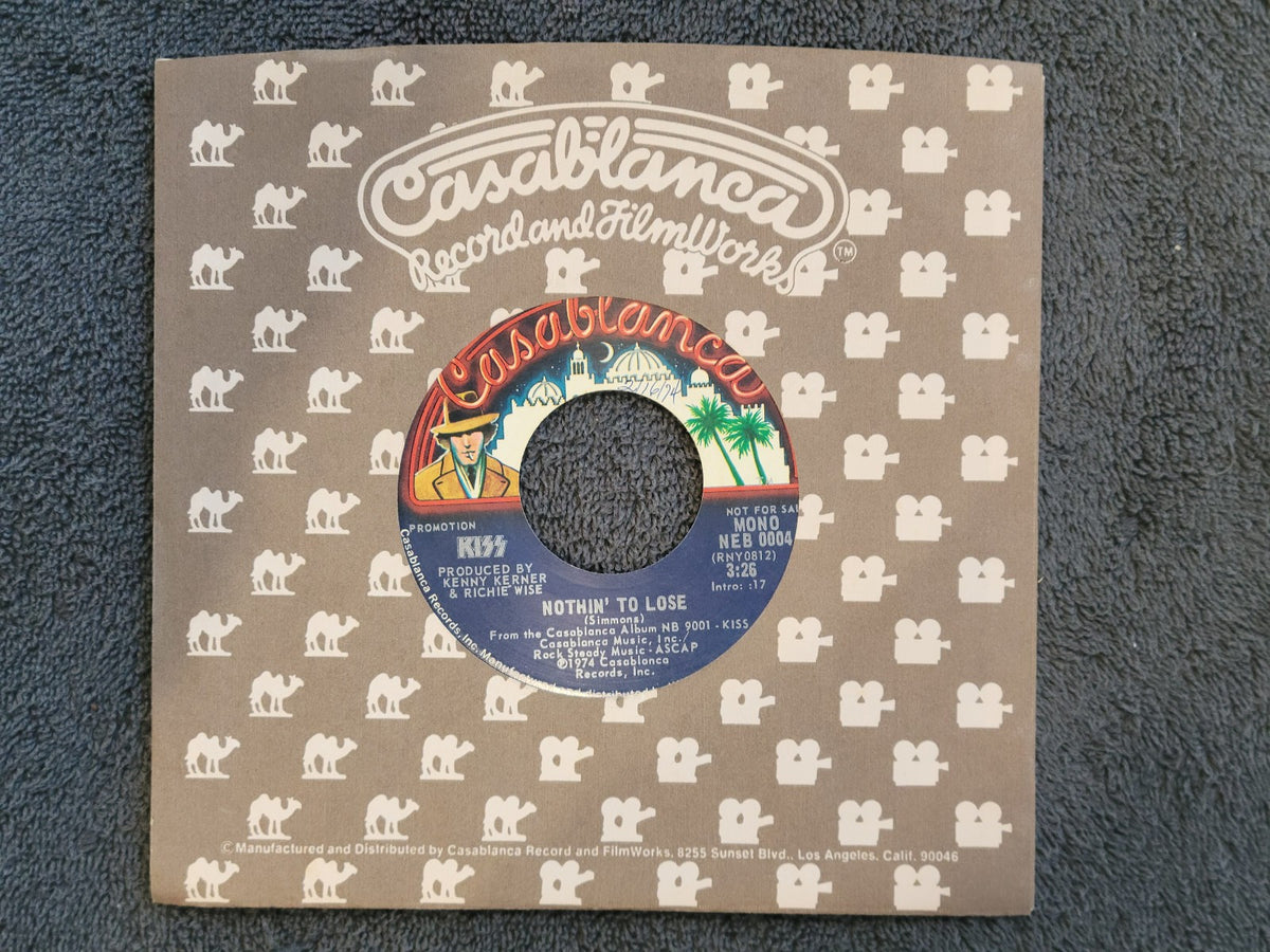 KISS NOTHIN' TO LOSE MONO PROMO NEB 0004 CASABLANCA