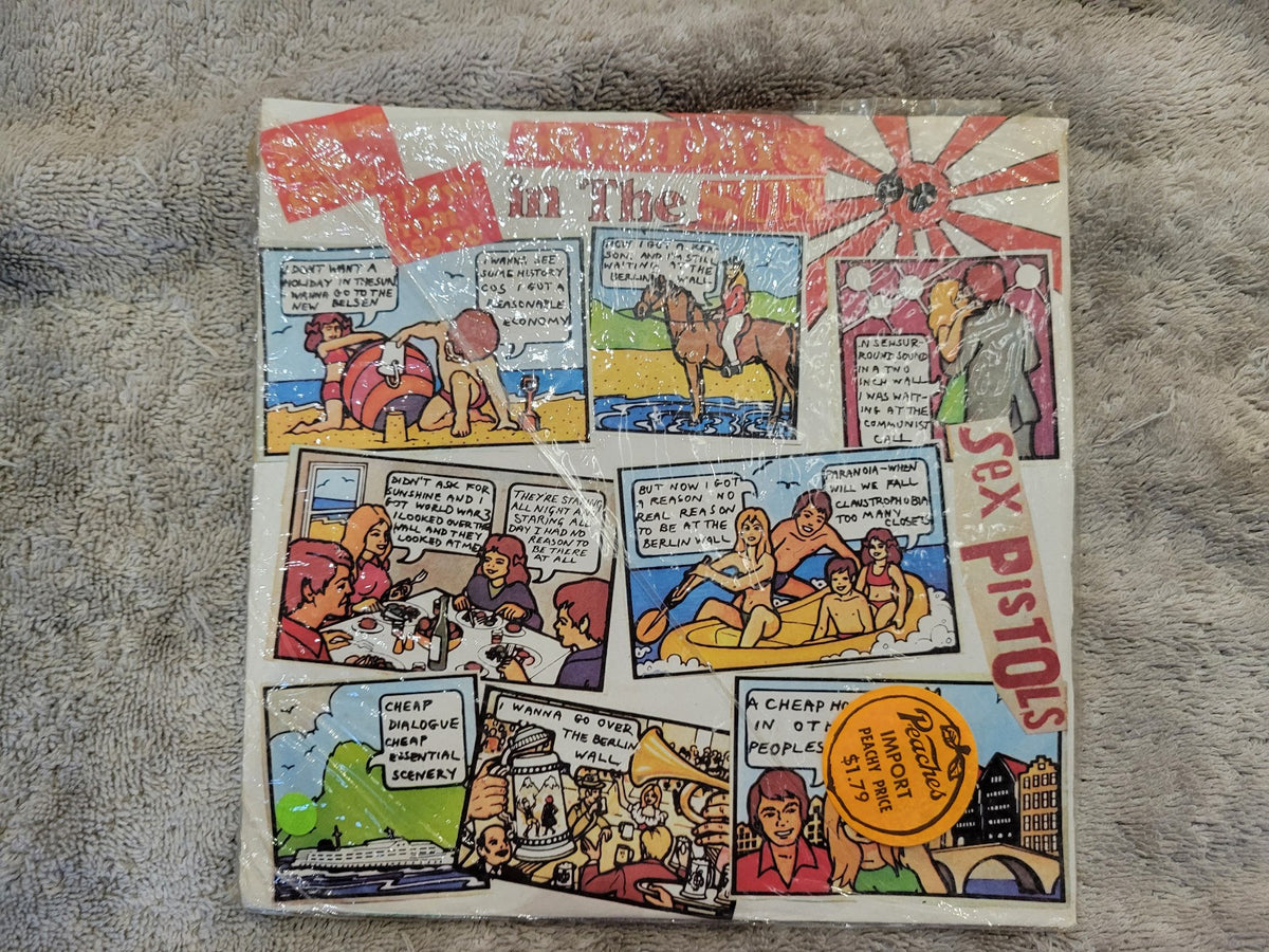 SEX PISTOLS HOLIDAYS IN THE SUN UK IMPORT 1977 PICTURE SLEEVE SHRINK