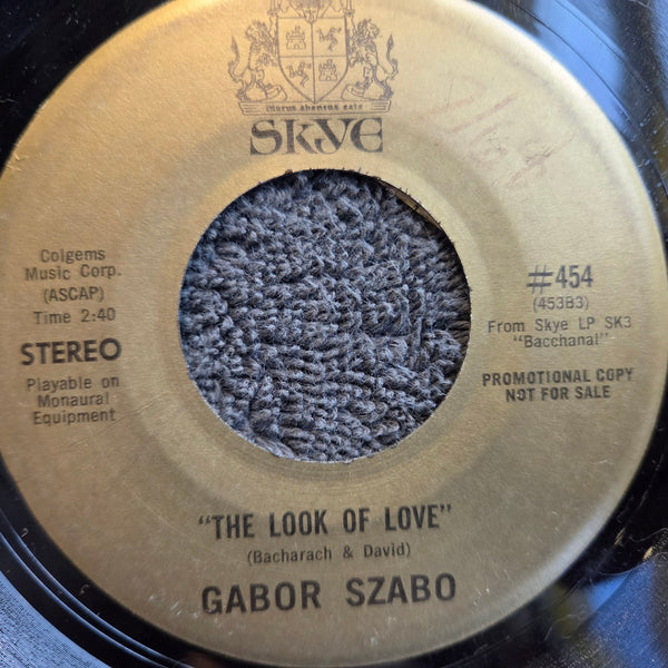 GABOR SZABO THE LOOK OF LOVE PROMO SKY#451 BACCHANAL