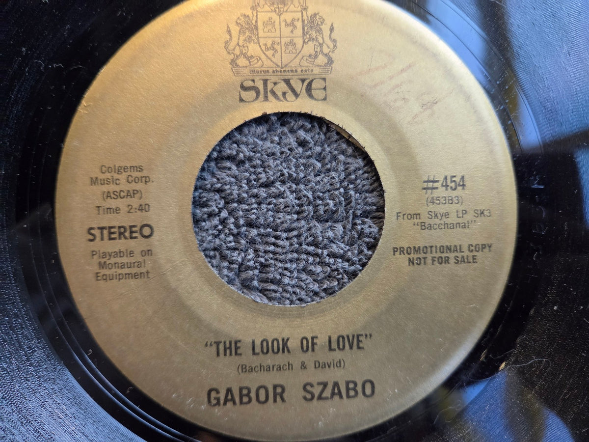 GABOR SZABO THE LOOK OF LOVE PROMO SKY#451 BACCHANAL