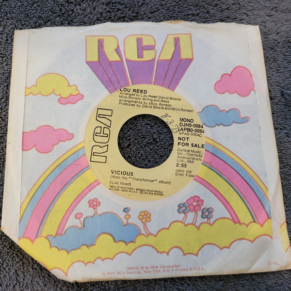LOU REED VICIOUS MONO PROMO VELVET UNDERGROUND RCA DJH0-0054