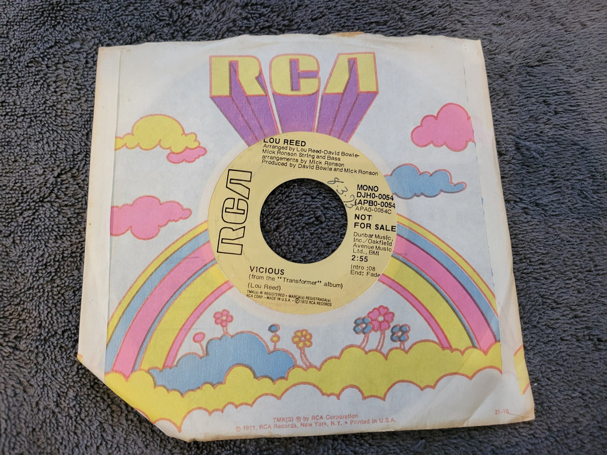 LOU REED VICIOUS MONO PROMO VELVET UNDERGROUND RCA DJH0-0054