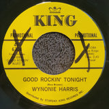 WYNONIE HARRIS GOOD ROCKIN TONIGHT KING RECORDS GOOD MORNING JUDGE