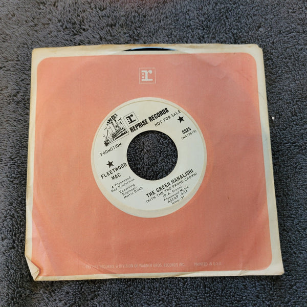 FLEETWOOD MAC THE GREEN MANALISHI WHITE LABEL PROMO WORLD IN HARMONY PETER GREEN