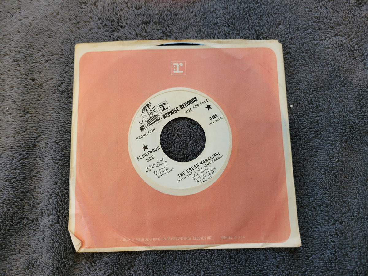 FLEETWOOD MAC THE GREEN MANALISHI WHITE LABEL PROMO WORLD IN HARMONY PETER GREEN