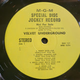 VELVET UNDERGROUND S/T GOLDEN ARCHIVE SERIES SELF TITLED PROMO DISC JOCKEY COPY