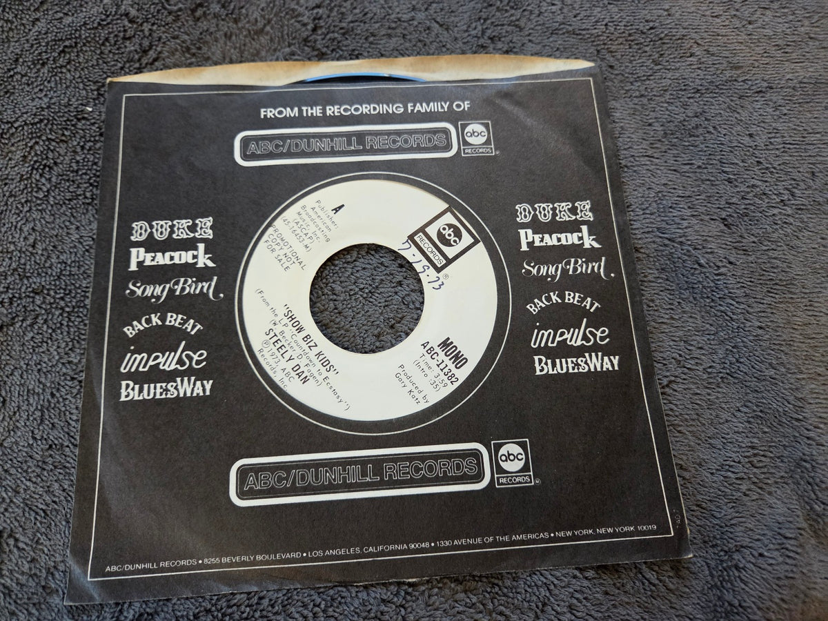 STEELY DAN SHOW BIZ KIDS WHITE LABEL PROMO WLP MONO ABC-11382
