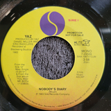 YAZOO NOBODY'S DIARY PROMO DEPECHE MODE SIRE 7-29569 YAZ
